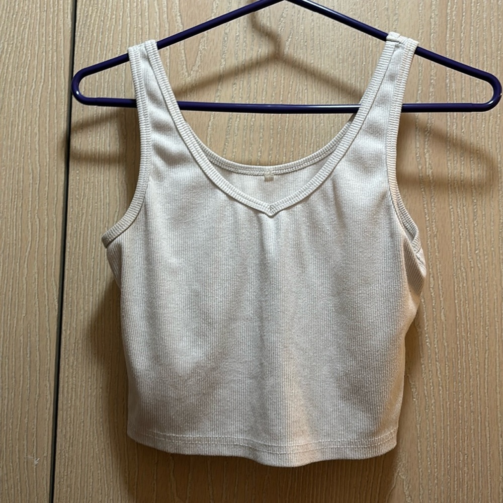 White tank top